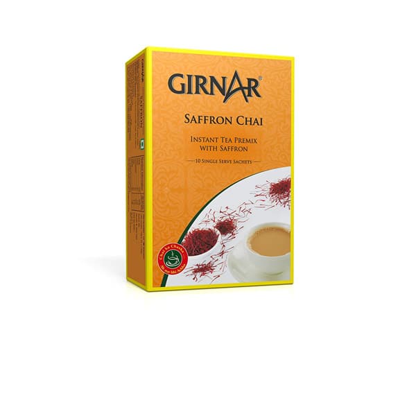 GIRNAR INSTANT SAFFRON CHAI 10PK