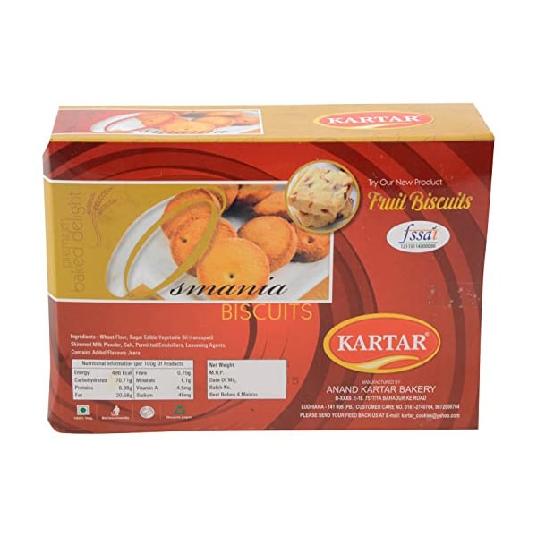 KARTAR OSMANIA COOKIES 300G