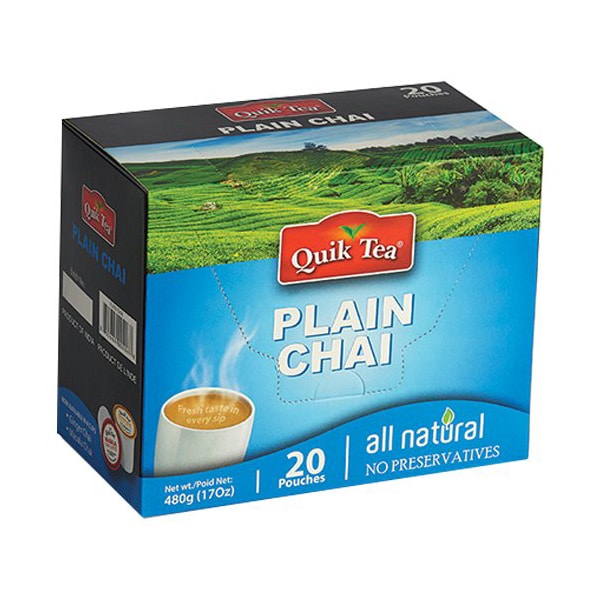 QUIK TEA PLAIN CHAI 17OZ