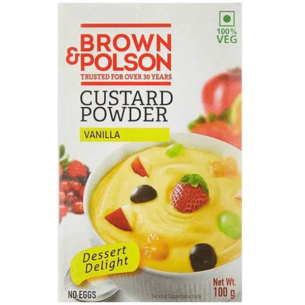 BROWN & POLSON CUSTARD VANILLA POWDER 100G