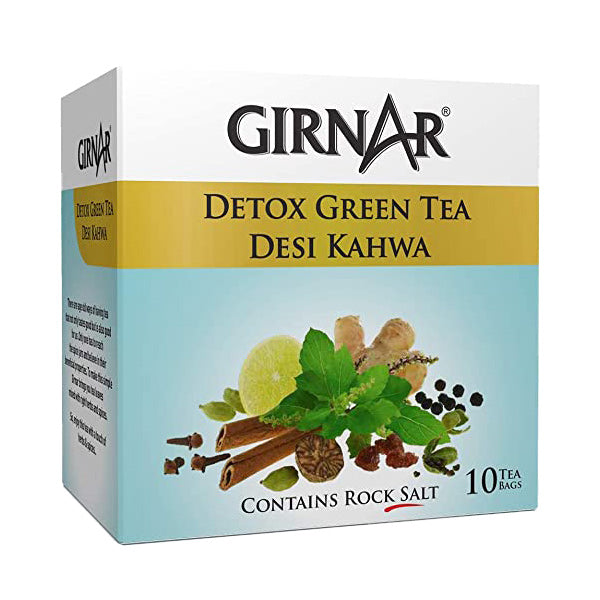 GIRNAR GREEN TEA DESI KAHWA 10BG