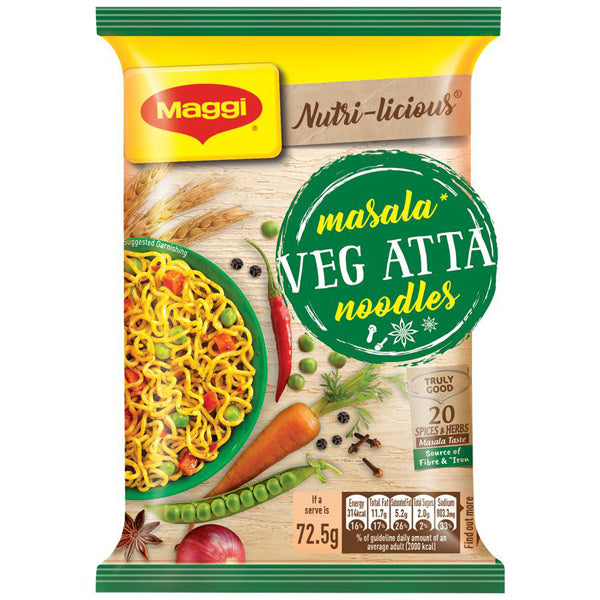 MAGGI VEG ATTA NOODLES 290G