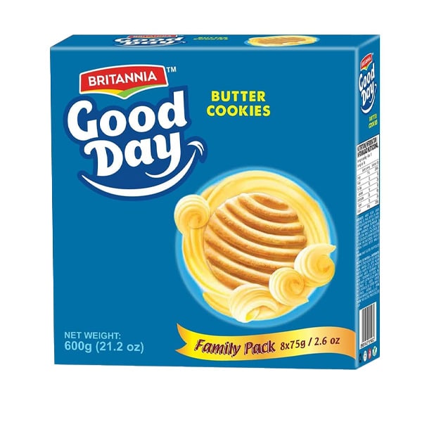 BRITANNIA GOODDAY BUTTER COOKI 600G