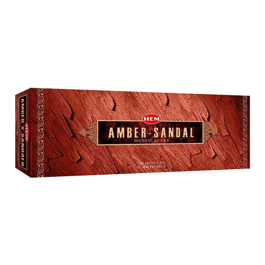 HEM AMBER INCENSE BOX