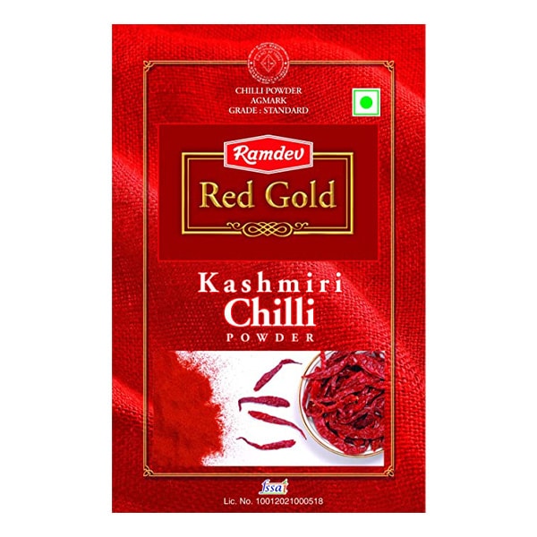 Ramdev Chilli Powder Ramdev 4 LB Kashmiri Chilli Powder | Swagat Indian Grocery