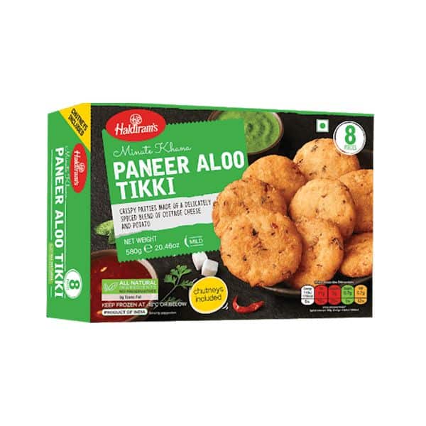 HALDIRAM'S PANEER ALOO TIKKI 580G