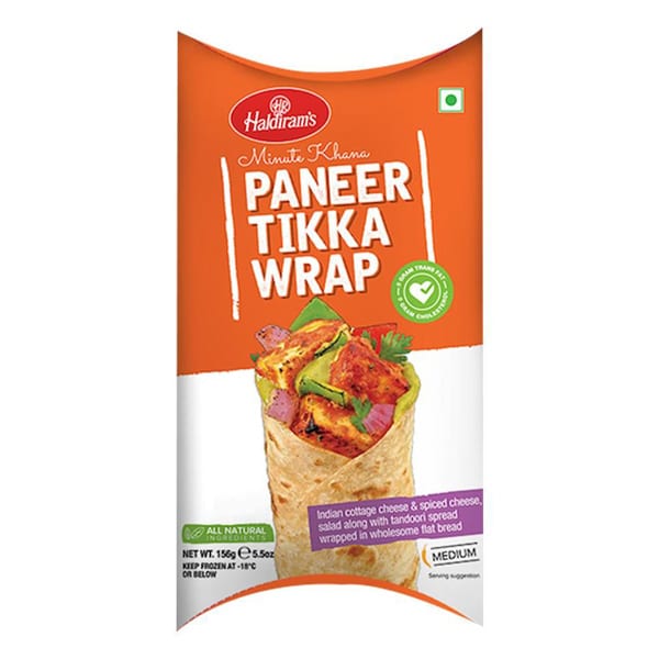 HALDIRAM'S PANEER TIKKA WRAP 156G