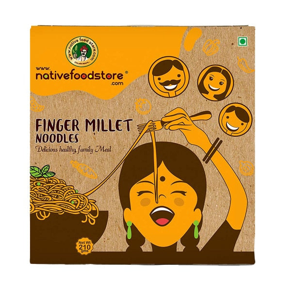 NATIVE FOODSTORE FINGER MILLET NOODLES 210G