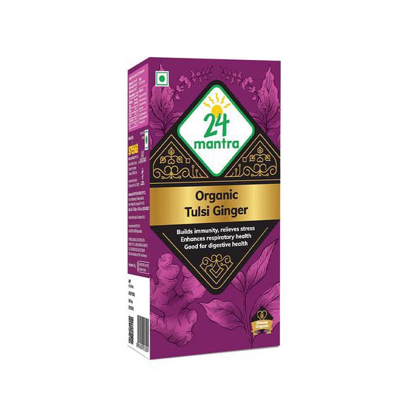 24 MANTRA TULSI GINGER TEA 25BG