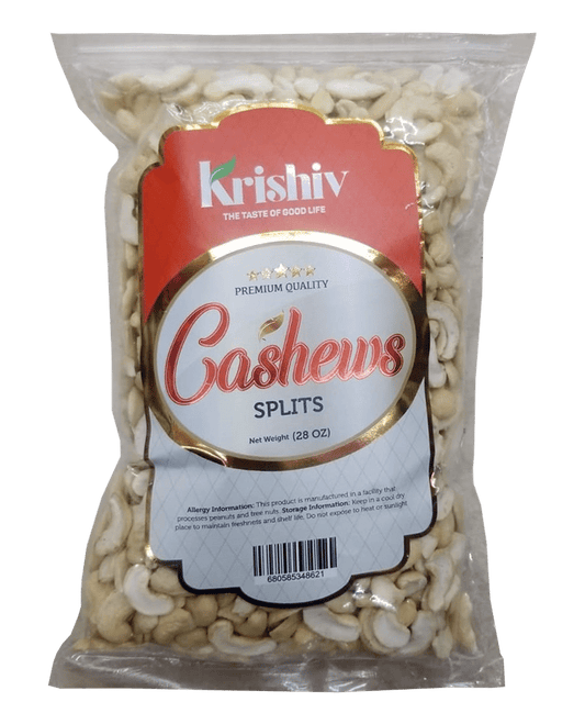 KRISHIV CASHEW SPLITS 28 OZ