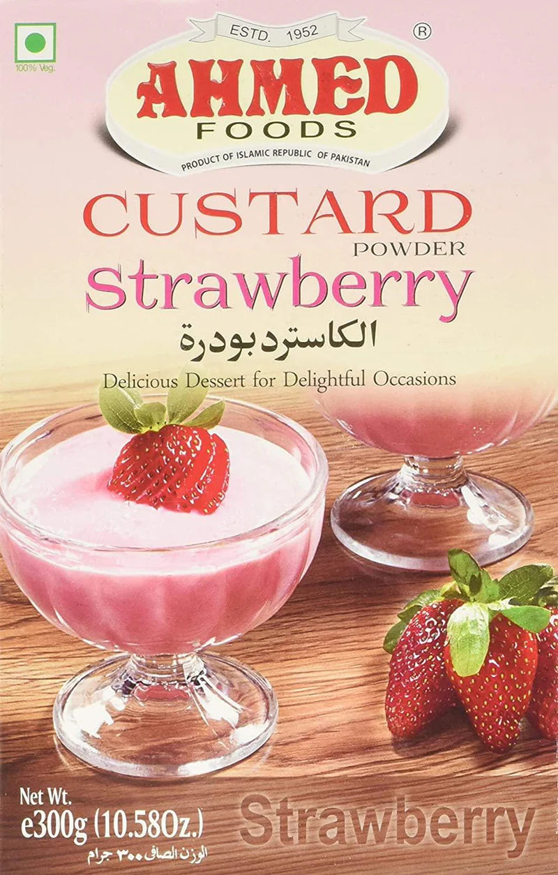 AHM CUSTARD STRW PWD 300g