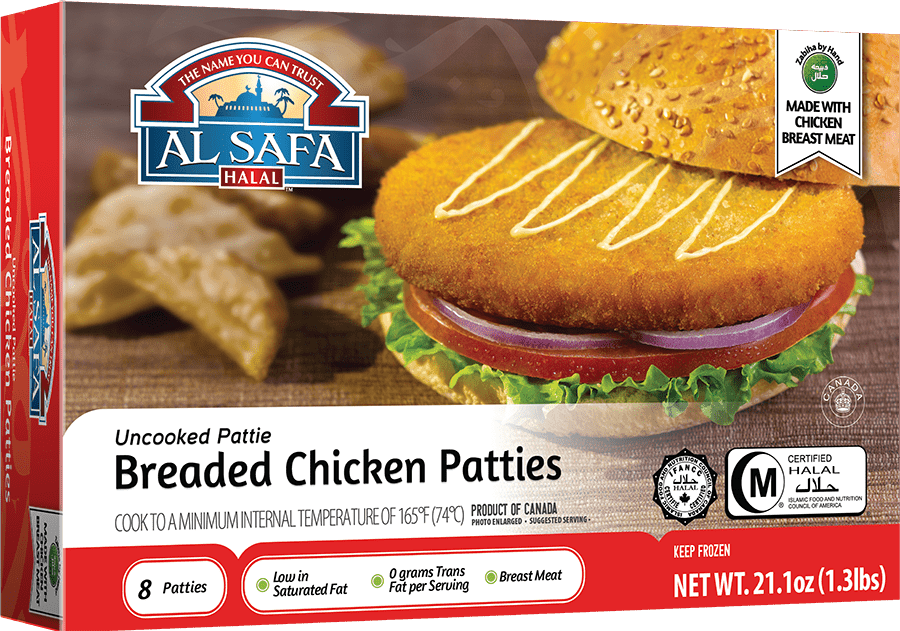 AL SAFA BREADED CHICKEN PATTIE