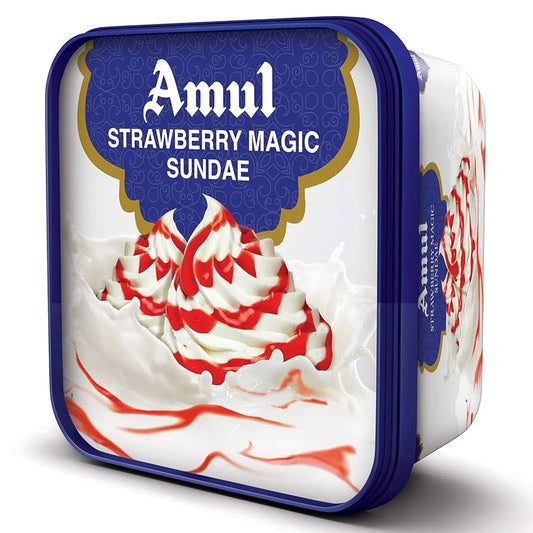 AMUL STRAWBER MAGIC SUNDAE 1LT