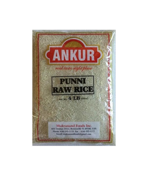 ANK PUNNI RAW RICE 4LB