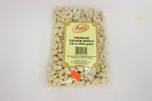 ASLI PREMIUM CASHEW WHOLE 14OZ