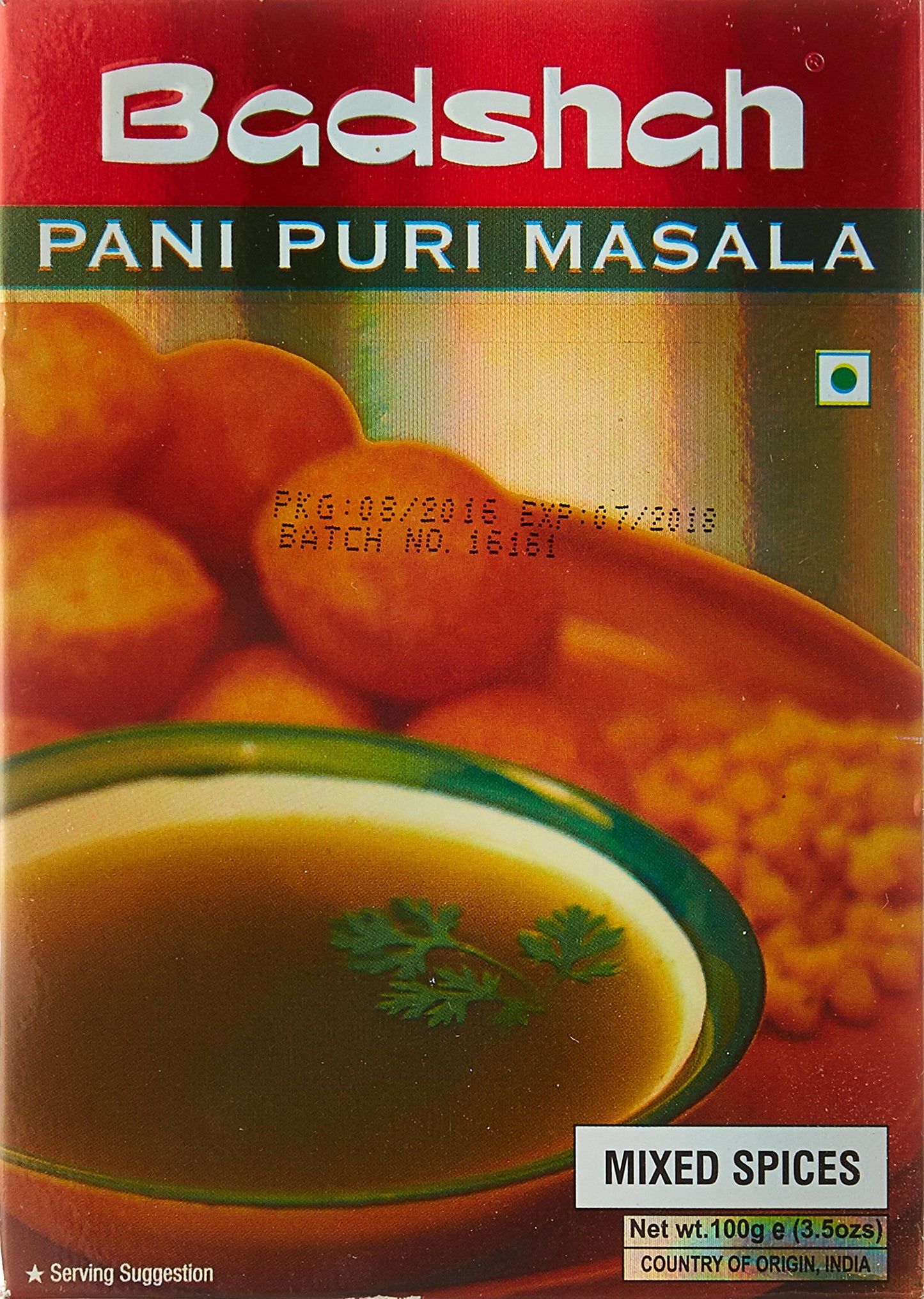 BADSHAH PANI PURI MASALA 3.5OZ