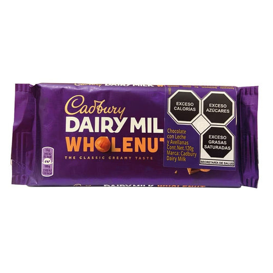 CADBURY WHOLENUT 120G