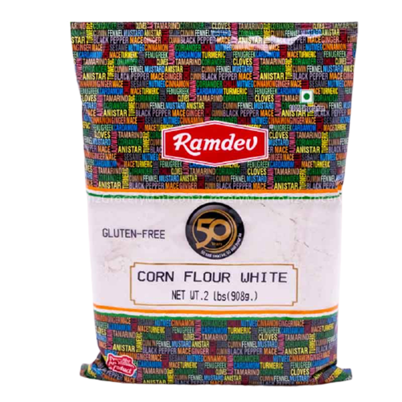 RAMDEV CORN FLOUR WHITE 2LB