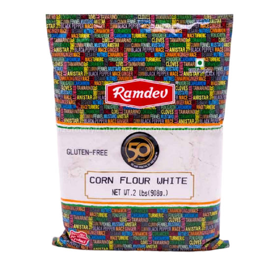 RAMDEV CORN FLOUR WHITE 2LB