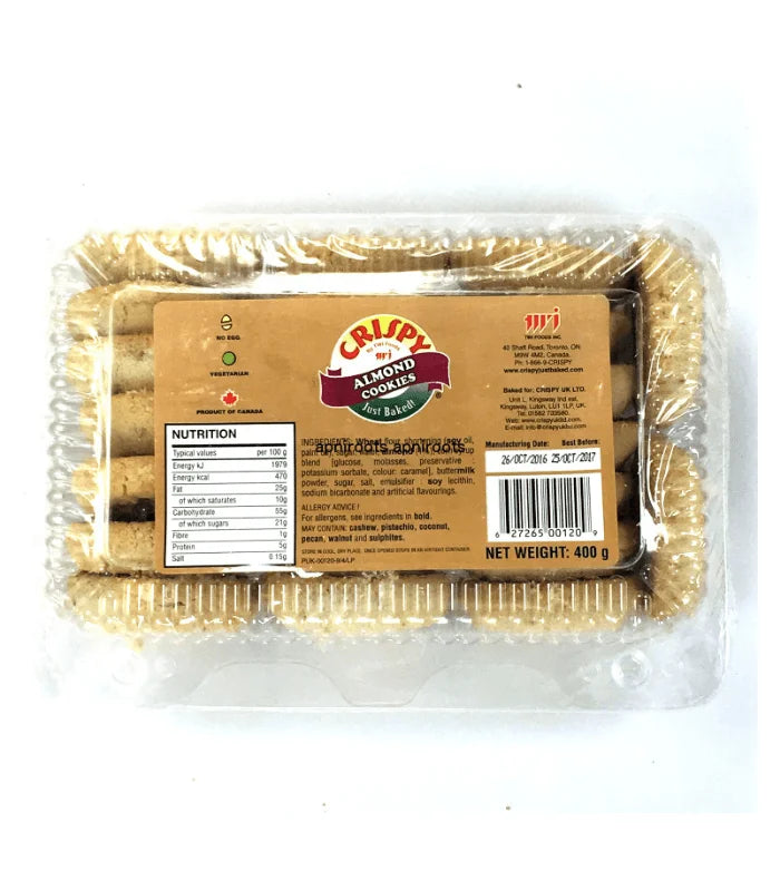 CRISPY ALMOND COOKIES 400G