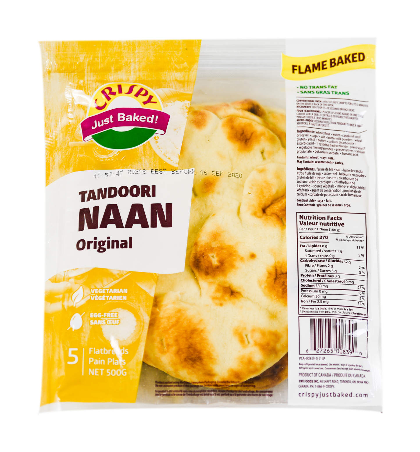 CRISPY TAND NAAN ORIGINAL 6PCS