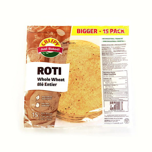 CRISPY WHL WHEAT ROTI 10PK