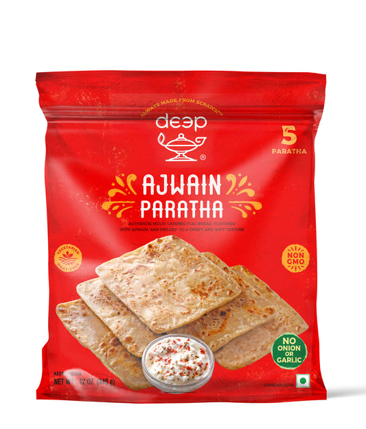 DEEP AJWAIN PARATHA 5pcs