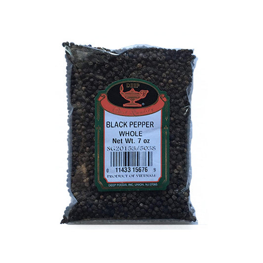 DEEP BLACK PEPPER WHOLE 7OZ