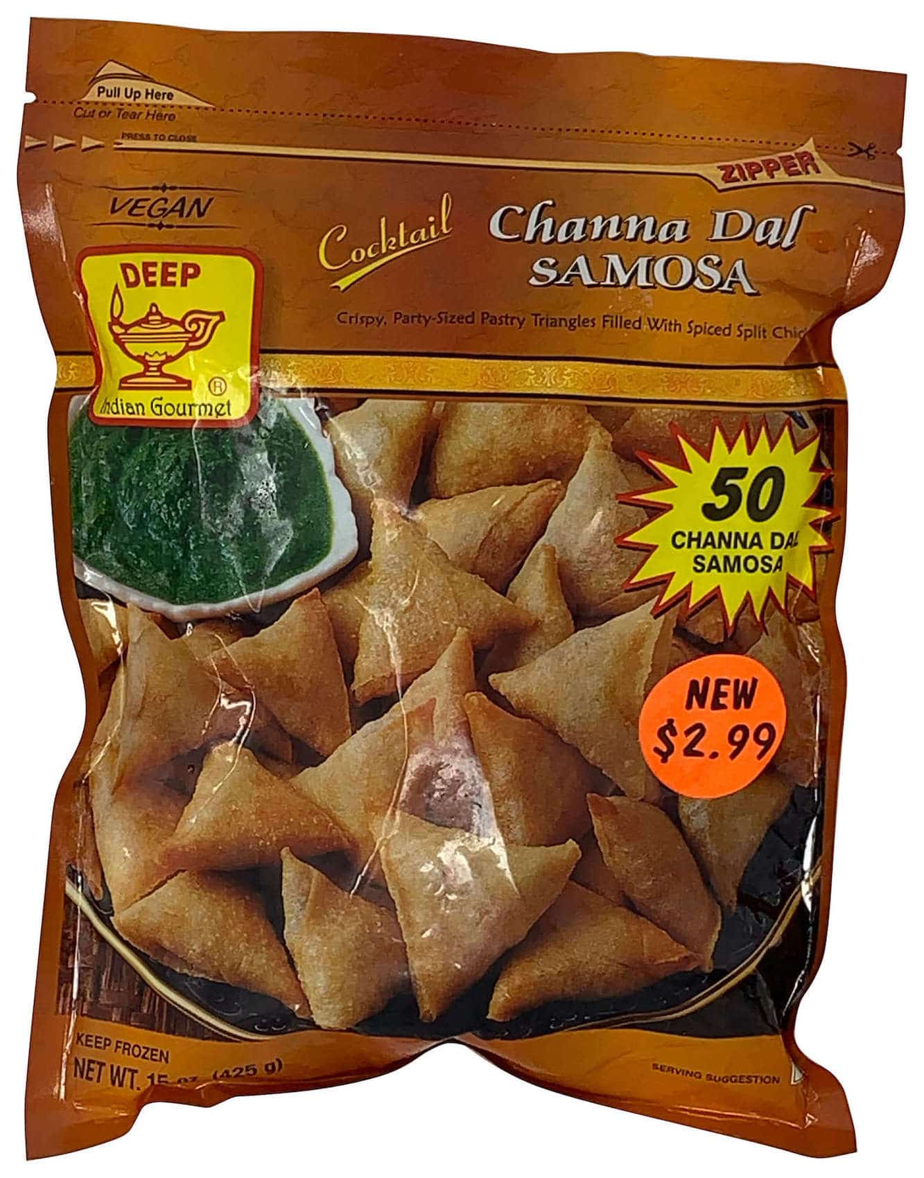 DEEP CHANA DAL SAMOSA 50pcs