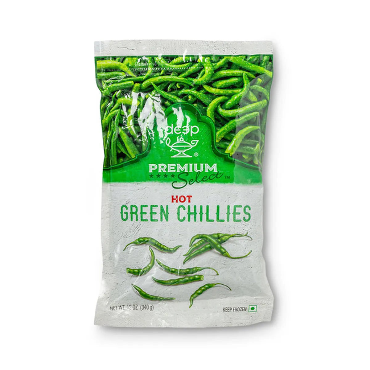 DEEP GREEN CHILLIES 12OZ