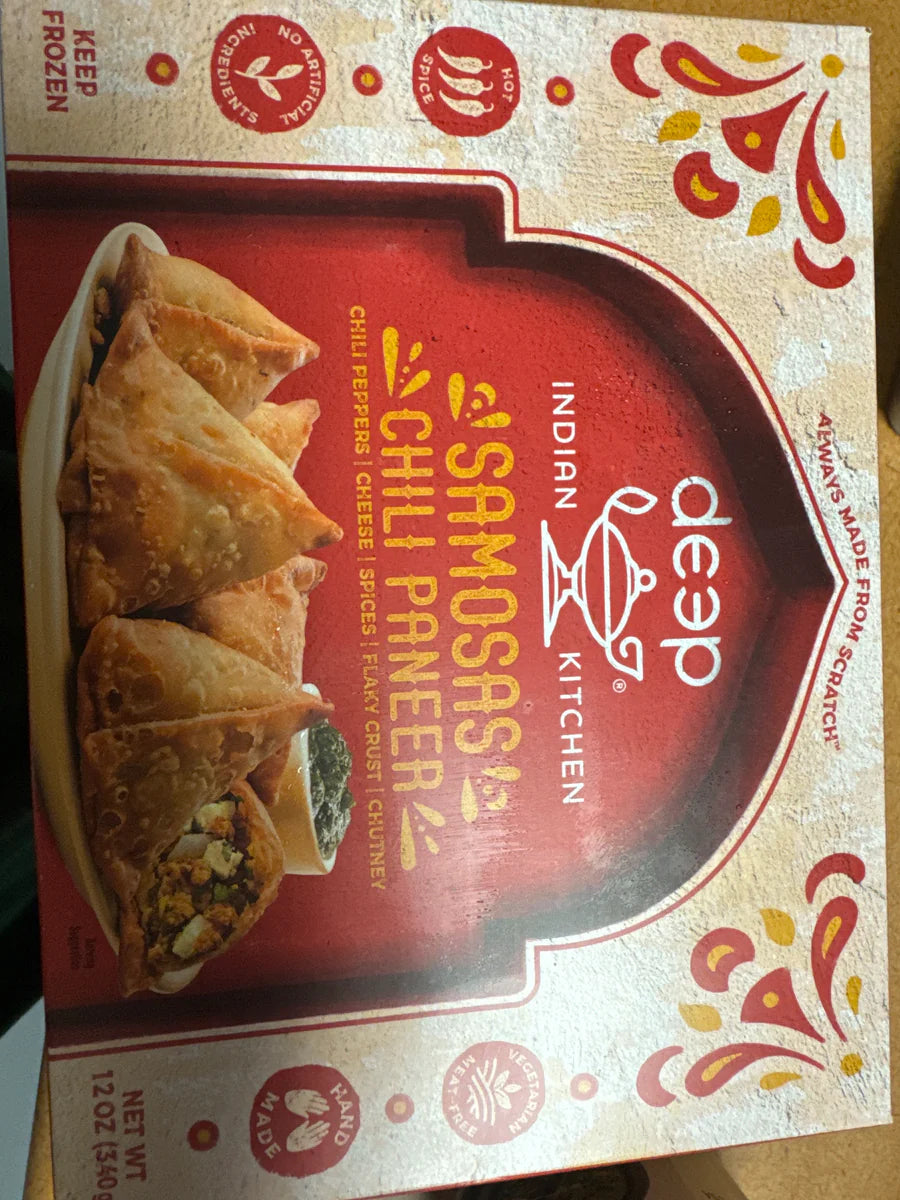DEEP PANEER CHILI SAMOSA 12PCS