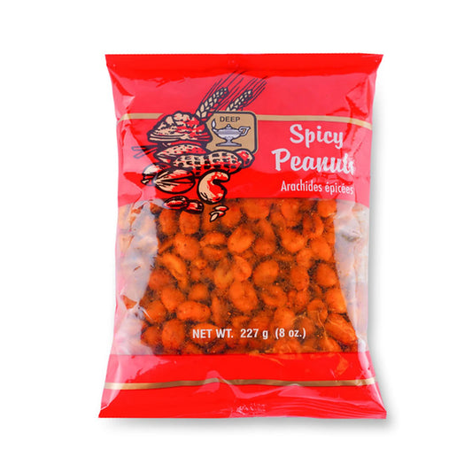 DEEP SPICY PEANUTS 8 OZ