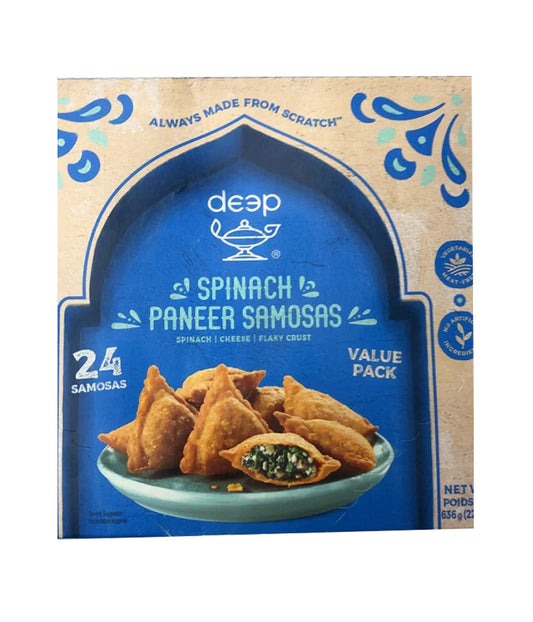DEEP SPIN-PANEER SAMOSAS 7.5OZ