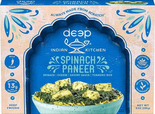 DEEP TIFFIN PALAK PANEER 9OZ