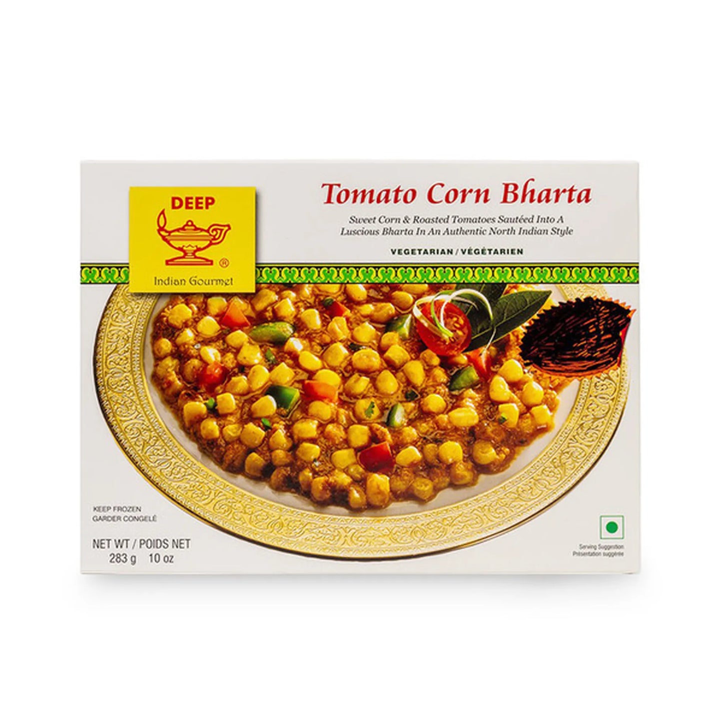 DEEP TOMATO CORN BHARTA 10OZ