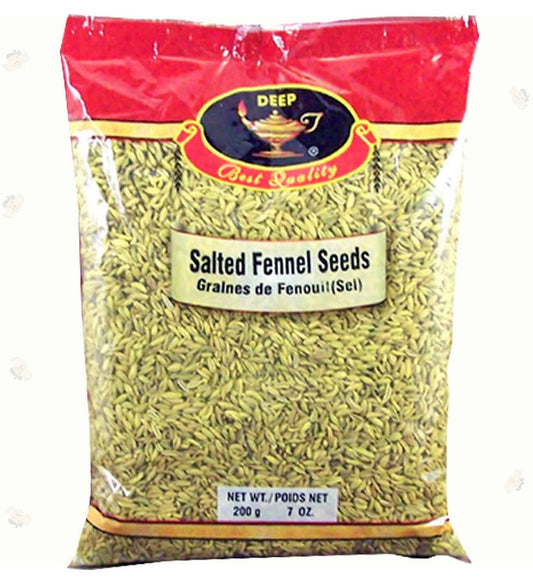 DE FENNEL SEEDS SALTED 7 OZ