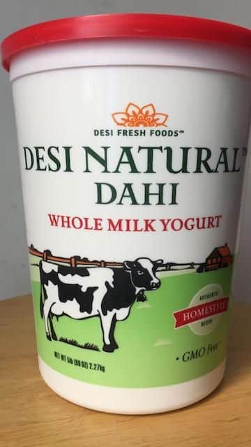 DESI WHOLE MILK YOGURT 5lb