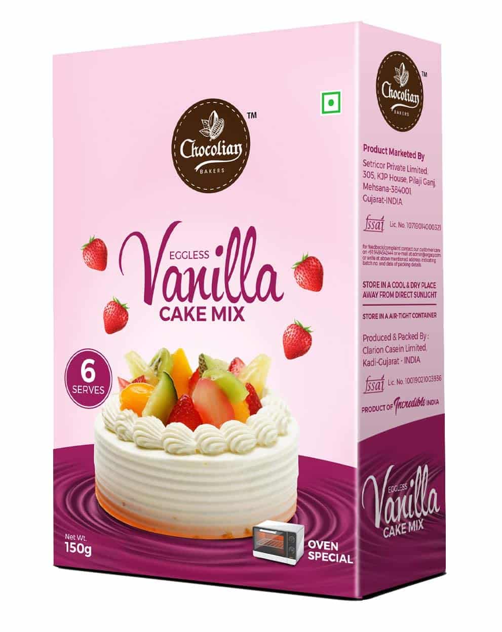 EGGLESS VANILLA CAKE MIX 432G