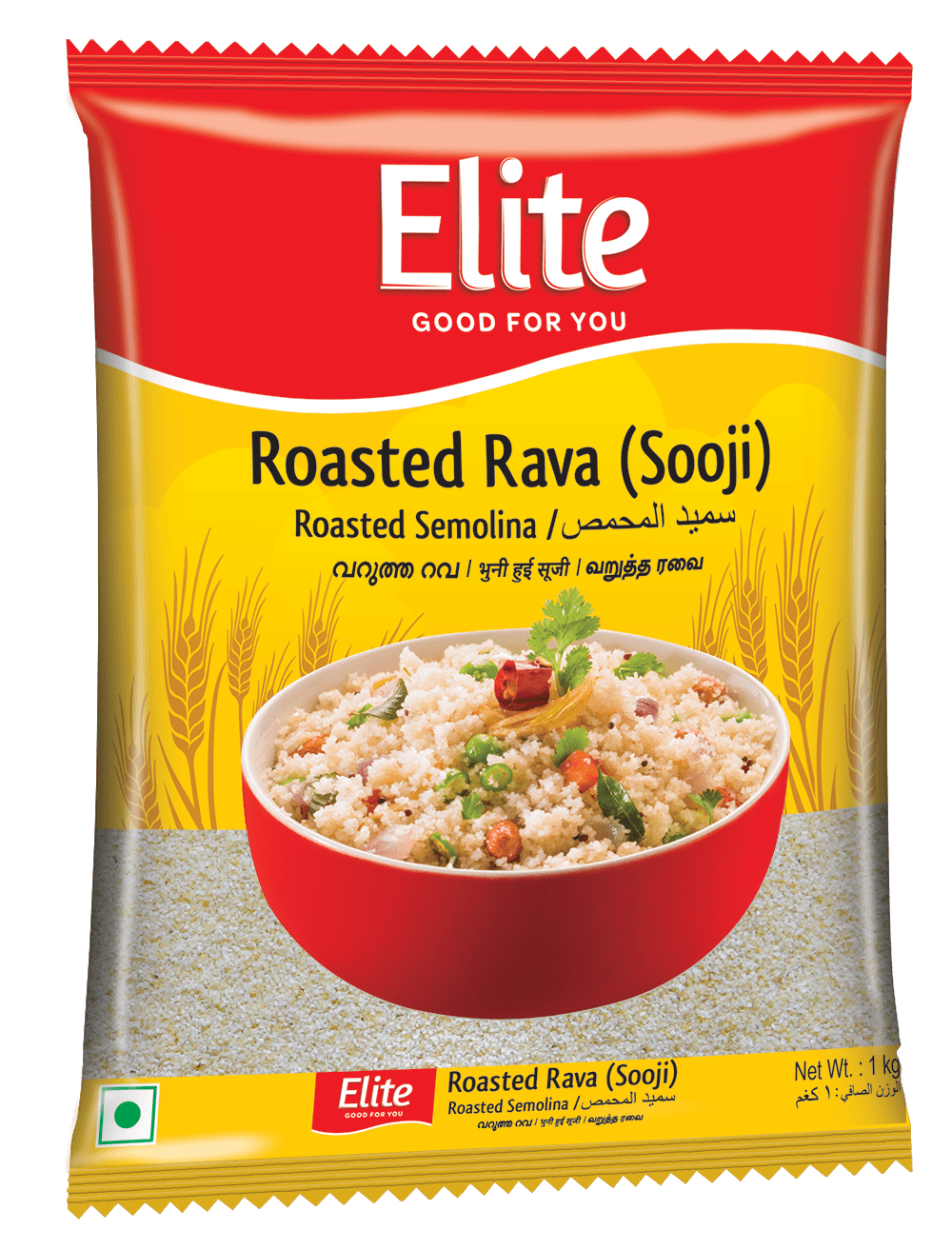 Elite Roasted Rava 1kg - Premium Quality & Flavor