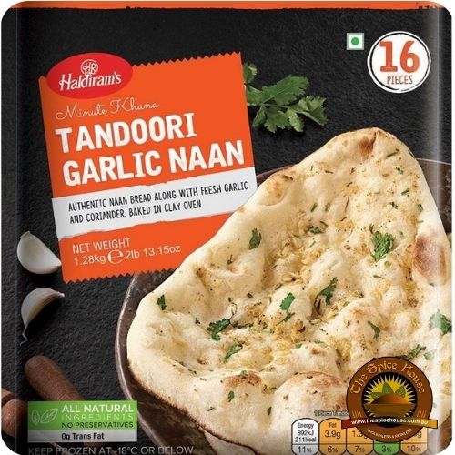 HAL TANDOORI GARLIC NAAN 16PCS