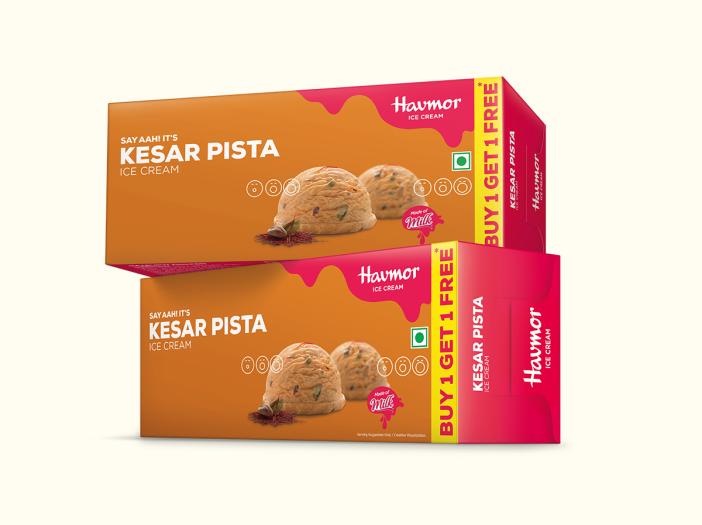 HAVMOR ALMOND KESAR PISTA 16OZ