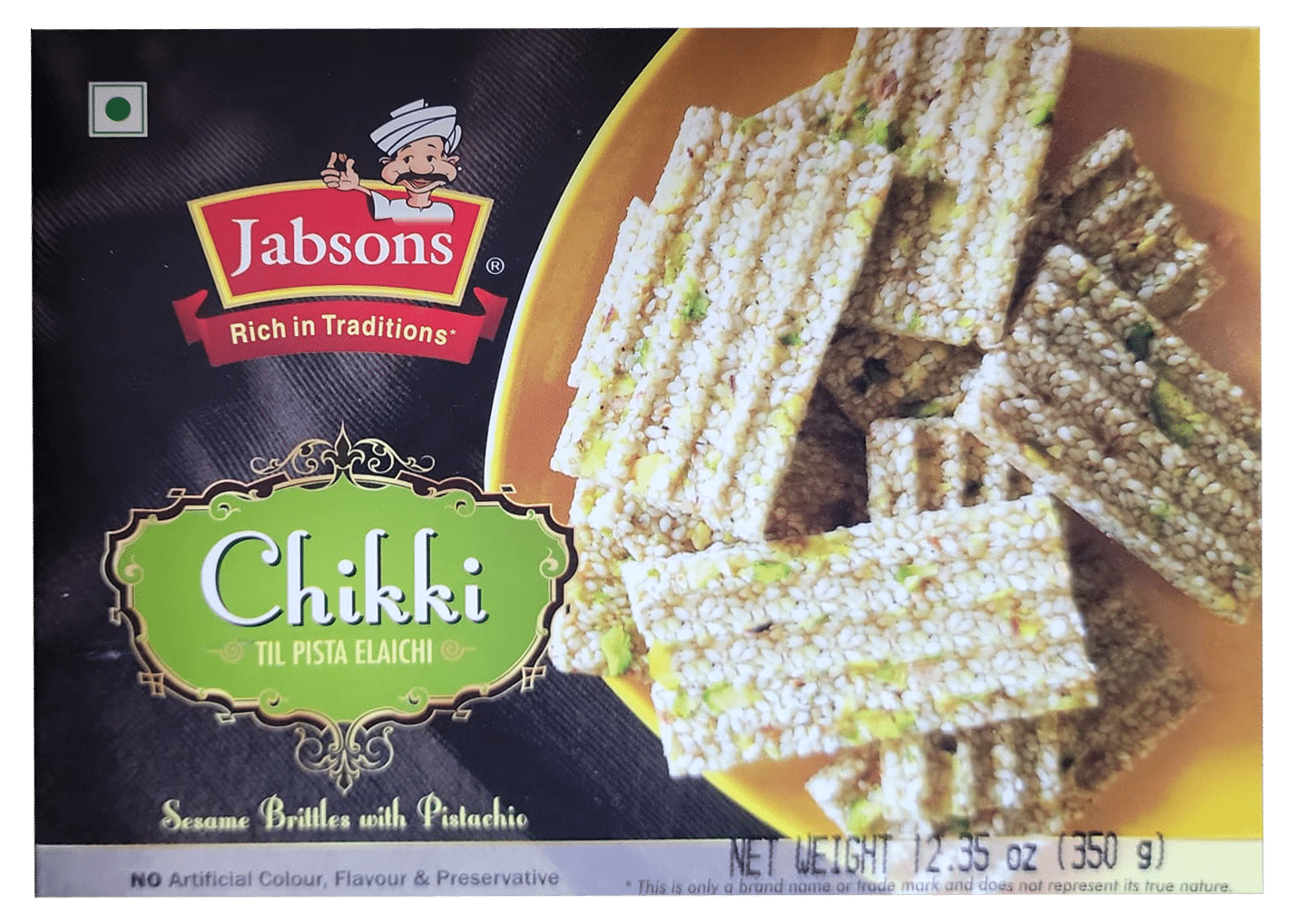 JABSONS CHIKKI TIL PISTA 350G