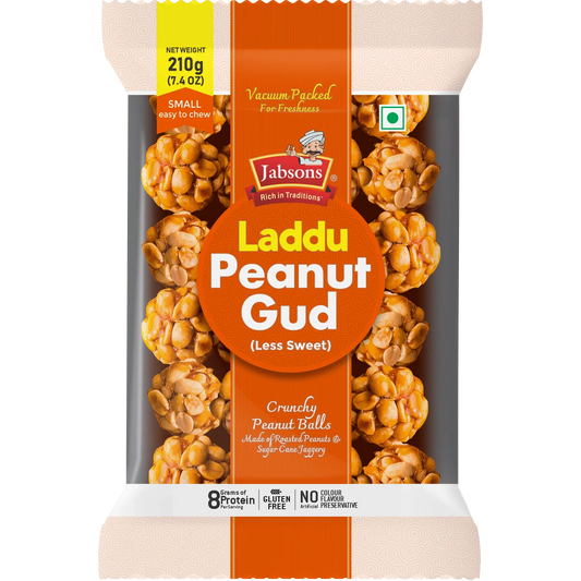 JABSONS PEANUTS GUD LADDU 130G