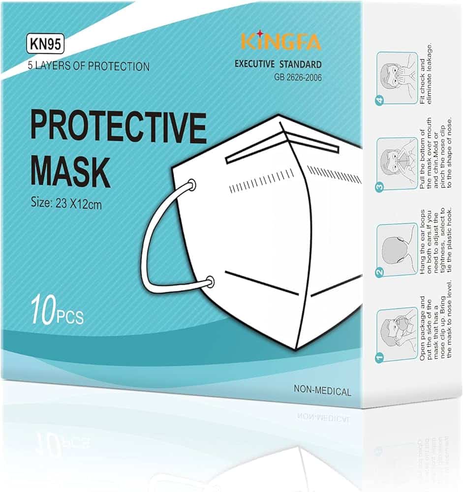 KINGFA KN95 DISPOS MASKS 10PCS