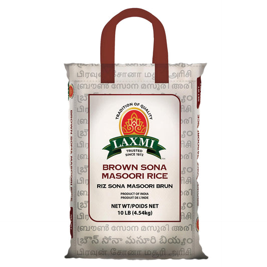 LAXMI BROWN SONA MAS RICE 10LB