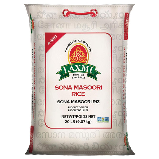 LAXMI SONA MASOORI RICE 20LB