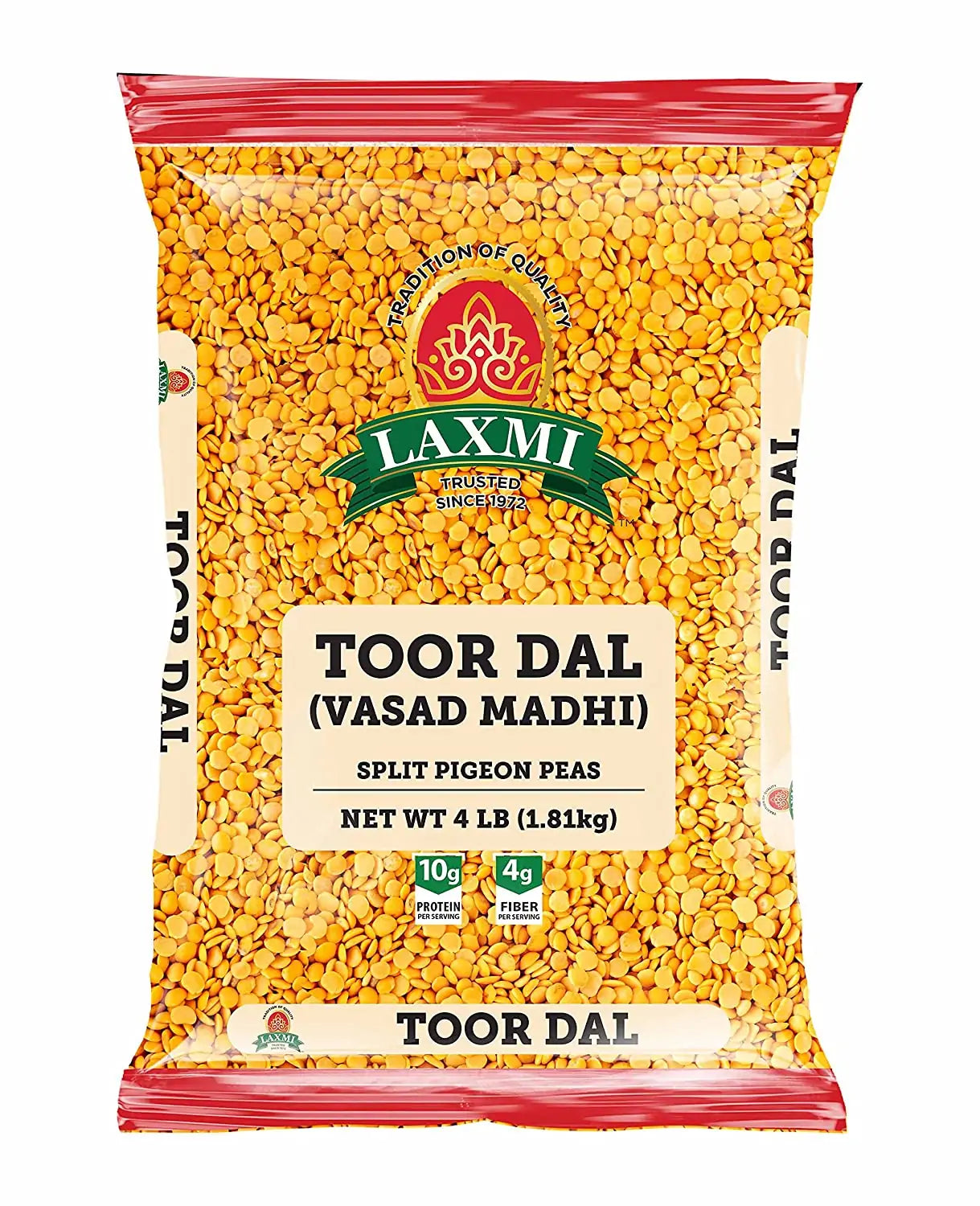 LAXMI TOOR DAL OILY 4LB