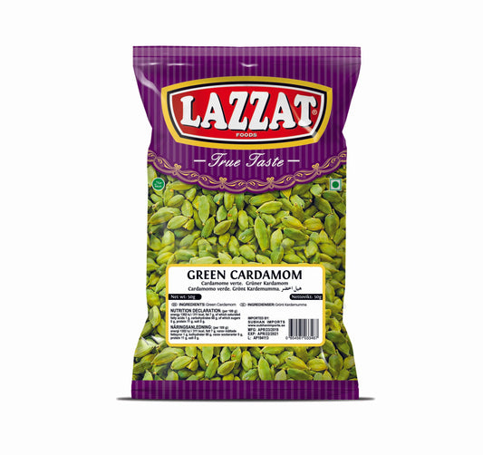 LAZZAT GREEN CARDAMOM 100G