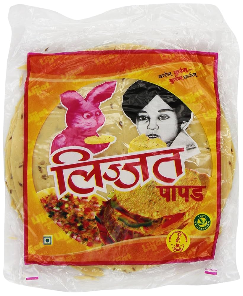 LIJJAT JEERA PAPAD 7OZ