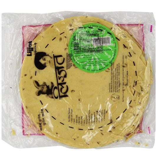 LIJJAT JEERA PAPAD 7oz